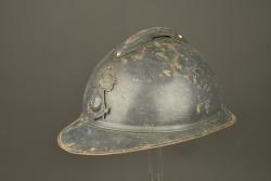 Casque Adrian de l'infanterie coloniale. Colonial Infantry Adrian helmet — miniature 6