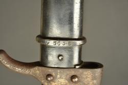 Baionnette Berthier 1892 et machette française. Berthier Model 1892 bayonet and French machete — miniature 3