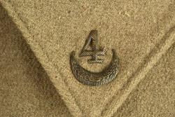 Vareuse kaki d'officier du 4e Zouaves. Khaki officer’s tunic of the 4th Zouaves Regiment — miniature 5