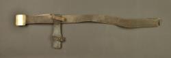 Ceinturon belge avec porte baïonnette. Belgian belt with bayonet frog — miniature 1