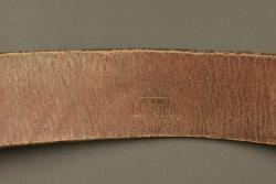 Ceinturon belge avec porte baïonnette. Belgian belt with bayonet frog — miniature 3