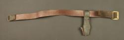 Ceinturon belge avec porte baïonnette. Belgian belt with bayonet frog — miniature 4