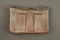 Cartouchière ventrale belge. Belgian front mounted cartridge pouch — miniature 1