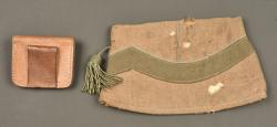 Bonnet de police belge et porte monnaie Yser 1916. Belgian side cap and Yser 1916 purse — miniature 5