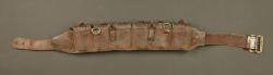 Rare ceinturon cartouchière belge Gomez. Rare Belgian Gomez cartridge belt — miniature 3
