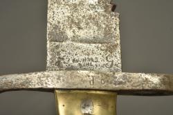 Pionnier Faschinenmesser M1871 à dents de scies. Pioneer Faschinenmesser Model 1871 with sawback blade — miniature 3