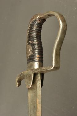 Sabre allemand Blucher de l'artillerie de la Garde. German Blücher sabre of the Guard Artillery — miniature 3