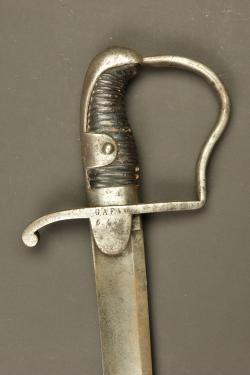 Sabre allemand Blucher de l'artillerie de la Garde. German Blücher sabre of the Guard Artillery — miniature 6