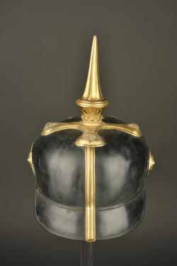 Casque à pointe d'officier bavarois. Bavarian officer’s pickelhaube — miniature 13