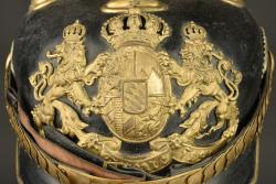 Casque à pointe d'officier bavarois. Bavarian officer’s pickelhaube — miniature 16
