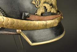 Casque à pointe d'officier bavarois. Bavarian officer’s pickelhaube — miniature 7
