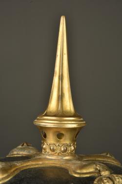 Casque à pointe d'officier bavarois. Bavarian officer’s pickelhaube — miniature 9