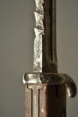 Baïonnette allemande S98 aA dents de scie de Garde Grenadier. German S98 aA sawback bayonet of the Guard Grenadiers — miniature 3