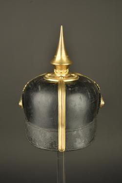 Casque à pointe d'un sous officier supérieur de la Garde. Pickelhaube of a senior NCO of the Guard — miniature 12