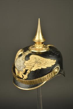 Casque à pointe d'un sous officier supérieur de la Garde. Pickelhaube of a senior NCO of the Guard — miniature 16