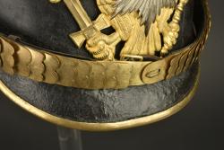 Casque à pointe d'un sous officier supérieur de la Garde. Pickelhaube of a senior NCO of the Guard — miniature 6