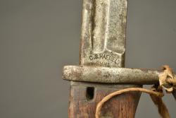 Baïonnette S98 nA du 13 JR Bavarois avec étiquette de prise à Laneuville. German S98 nA bayonet of the Bavarian 13th Infantry Regiment with capture tag from Laneuville — miniature 4
