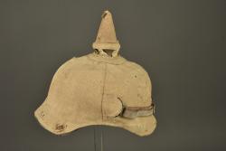 Casque à pointe bavarois avec son couvre casque retrouvés à Farbus. Bavarian pickelhaube with its helmet cover recovered at Farbus — miniature 14