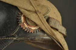Casque à pointe bavarois avec son couvre casque retrouvés à Farbus. Bavarian pickelhaube with its helmet cover recovered at Farbus — miniature 6