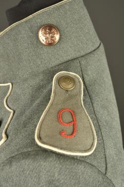 Tunique Ulanka feldgrau du 9e régiment de Uhlans. Feldgrau Ulanka tunic of the 9th Uhlan Regiment — miniature 13