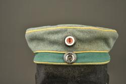 Mutze troupe d'un sous officier du Jager zu Pferde Regiment Nr 1. Enlisted visor cap of an NCO from Jäger zu Pferde Regiment Nr 1 — miniature 1