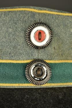 Mutze troupe d'un sous officier du Jager zu Pferde Regiment Nr 1. Enlisted visor cap of an NCO from Jäger zu Pferde Regiment Nr 1 — miniature 5