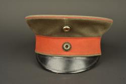 Schirmmutze feldgrau M1910 d'officier prussien. Model 1910 feldgrau visor cap of a Prussian officer — miniature 1