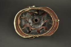 Casque à pointe troupe de Télégraphiste puis Pionnier. Enlisted pickelhaube of a Telegraphist later converted for Pioneer troops — miniature 5