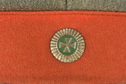 Casquette feldgrau d'officier de réserve d'infanterie de Saxe. Feldgrau visor cap of a Saxon Reserve Infantry officer — miniature 2