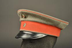 Casquette feldgrau d'officier de réserve d'infanterie de Saxe. Feldgrau visor cap of a Saxon Reserve Infantry officer — miniature 9