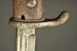 Baïonnette allemande S98 nA régiments saxons. German S98 nA bayonet regimentally marked to Saxon regiments — miniature 3
