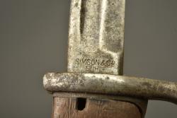 Baïonnette allemande S98 nA régiments saxons. German S98 nA bayonet regimentally marked to Saxon regiments — miniature 4