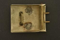 Boucle saxonne couleurs inversées pour 100e Leib Garde ou Jager. Saxon buckle with reversed colours for the 100th Leib Grenadier Regiment or Jäger units — miniature 2