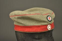 Mutze feldgrau d'un soldat hessois du JR118 avec sa photo. Feldgrau visor cap of a Hessian soldier from Infantry Regiment 118 with his photograph — miniature 3