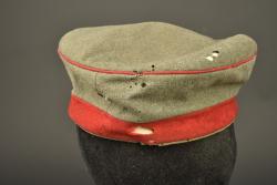 Mutze feldgrau d'un soldat hessois du JR118 avec sa photo. Feldgrau visor cap of a Hessian soldier from Infantry Regiment 118 with his photograph — miniature 6