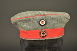 Mutze M1907 feldgrau du Wurttemberg. Model 1907 feldgrau visor cap of Württemberg — miniature 1
