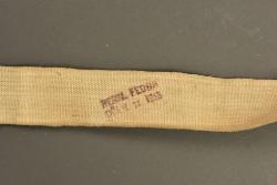 Sac à pain allemand régimenté et sangle. Regimentally marked German bread bag with strap — miniature 2