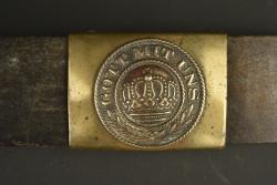Ceinturon prussien avec boucle M1895. Prussian belt with Model 1895 buckle — miniature 4