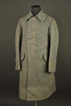 Capote allemande feldgrau Mantel M1915. German Model 1915 feldgrau greatcoat — miniature 1