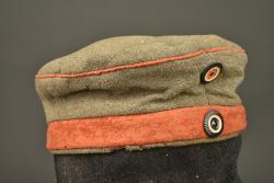 Mutze M1907 feldgrau d'infanterie prussienne. Model 1907 feldgrau visor cap of Prussian infantry — miniature 7