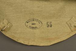 Couvre casque à pointe troupe à pied. Helmet cover for enlisted pickelhaube — miniature 2