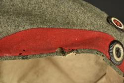 Mutze M1907 feldgrau d'infanterie prussienne. Model 1907 feldgrau visor cap of Prussian infantry — miniature 4