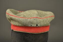 Mutze M1907 feldgrau d'infanterie prussienne. Model 1907 feldgrau visor cap of Prussian infantry — miniature 7