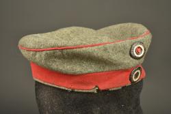 Mutze M1907 feldgrau d'infanterie prussienne. Model 1907 feldgrau visor cap of Prussian infantry — miniature 9