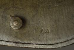 Casque allemand M1916 feldgrau du Württemberg. Württemberg feldgrau German Model 1916 helmet — miniature 2
