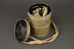 Masque anti gaz allemand Gummimaske 1916. German Model 1916 rubber gas mask — miniature 2