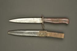 Poignard de combat allemand régimenté 103R saxon. Regimentally marked German combat knife of Saxon Infantry Regiment 103 — miniature 3