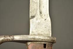 Baïonnette allemande 98-05 dents de scie meulées. German 98/05 bayonet with ground sawback — miniature 2