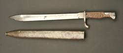 Baïonnette allemande 98-05 dents de scie meulées. German 98/05 bayonet with ground sawback — miniature 6