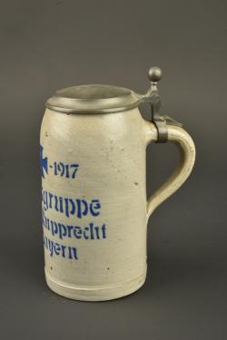Chope en grès Kronprinz Rupprecht von Bayern 1917. Stoneware stein Kronprinz Rupprecht von Bayern 1917 — miniature 5